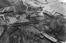 Aerial photograph of Dumbarton