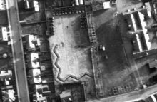 Wartime trench in Elgin school grounds